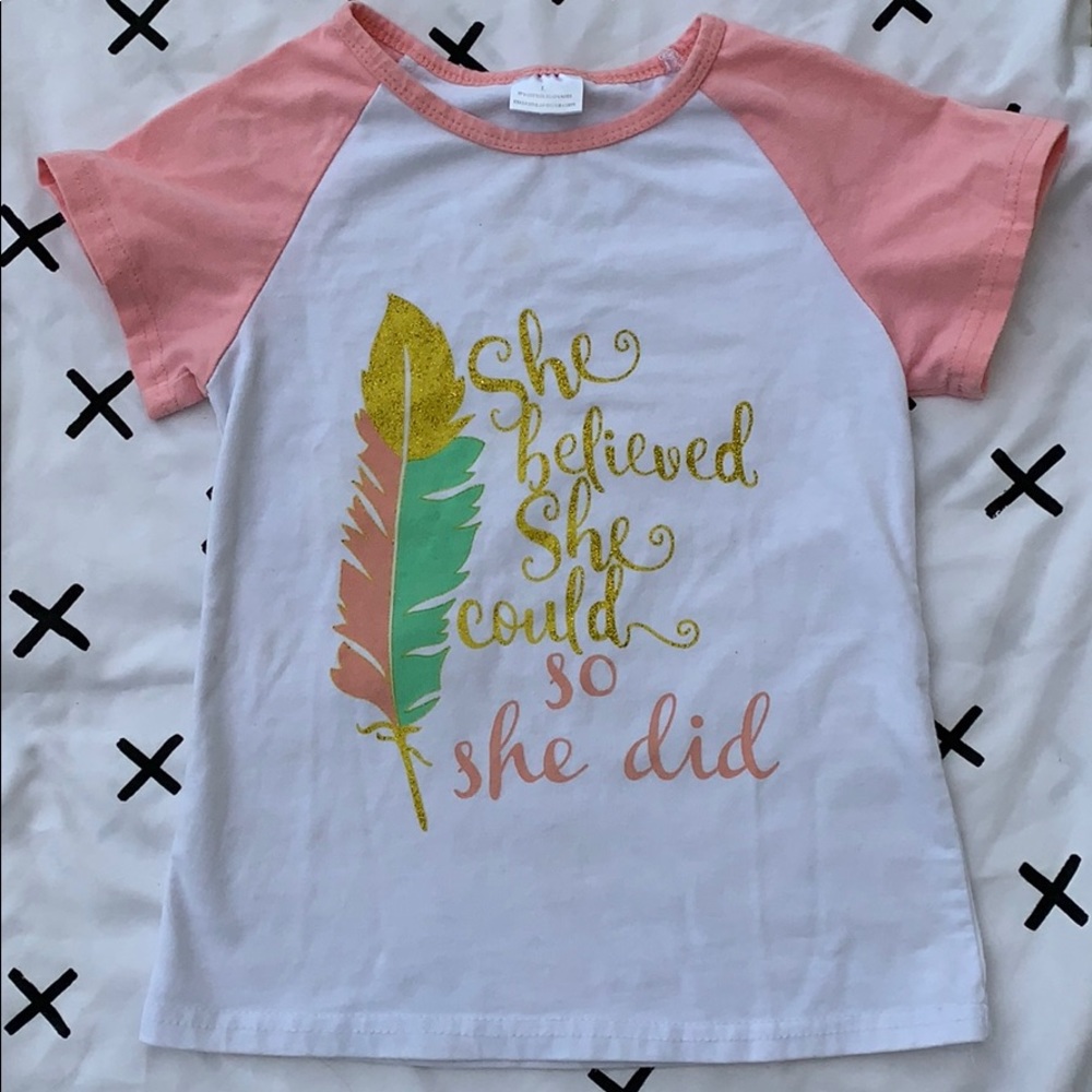 boutique graphic shirt size 5-6T